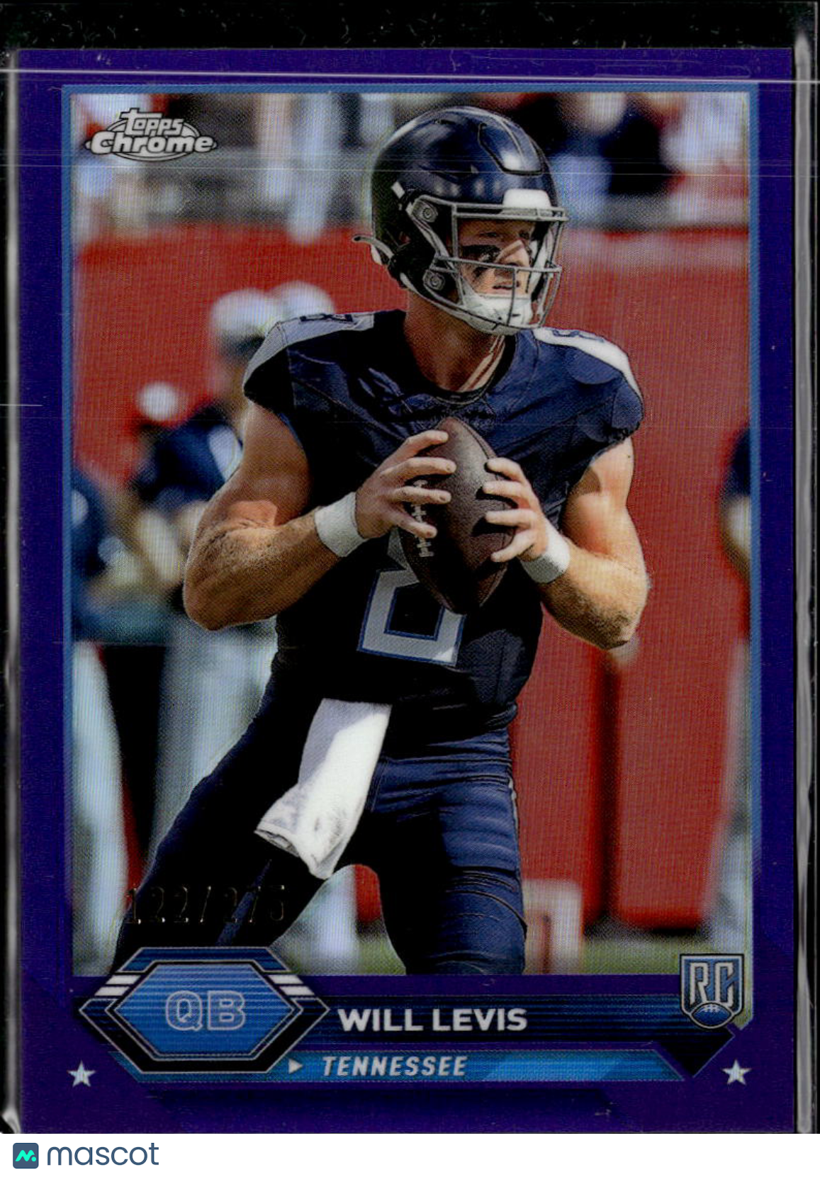 Will Levis 2024 Topps Composite Purple Refractor Rookie RC /275 Tennessee Titans