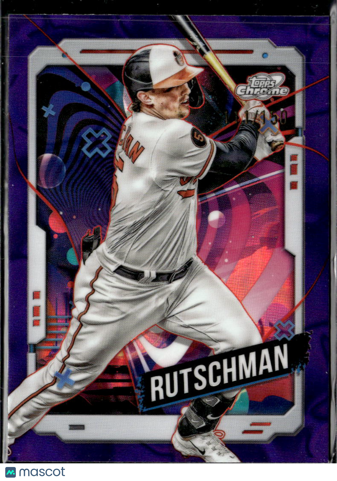 Adley Rutschman 2024 Topps Cosmic Chrome Purple /150 Baltimore Orioles
