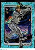 Tyler Black 2024 Topps Chrome Cosmic RC Aqua Refractor /199 Milwaukee Brewers