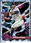 Logan Gilbert 2025 Topps Chrome Cosmic Nucleus Refractor Seattle Mariners
