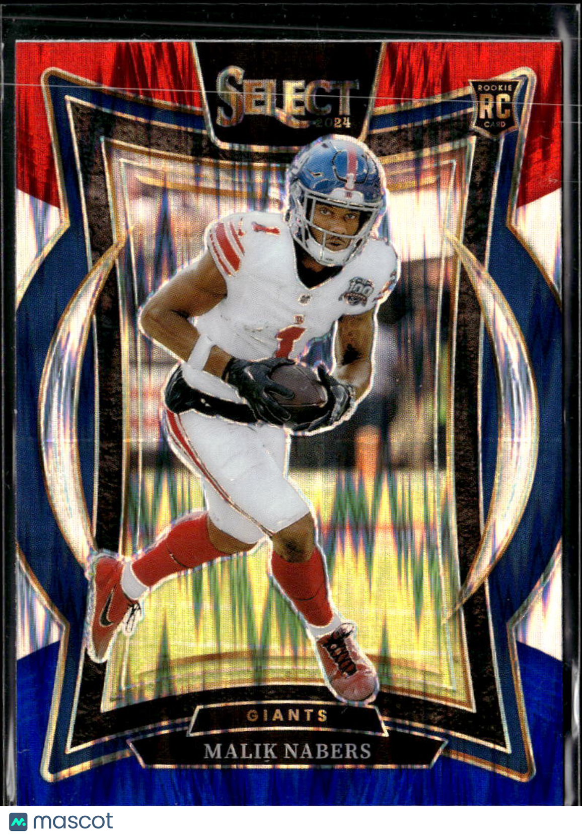 Malik Nabers 2024 Select Red White Blue Rookie RC New York Giants