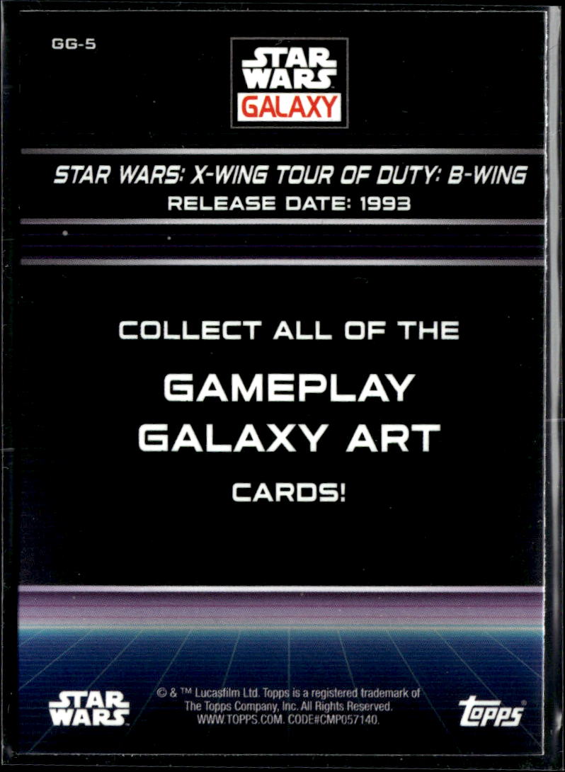Tour of Duty Topps Star Wars Galaxy Gameplay Galaxy Art #GG-5