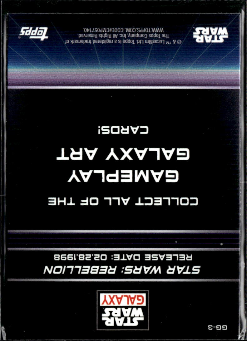 Star Wars Rebellion 2022 Topps Star Wars Galaxy Refractor #GG-3