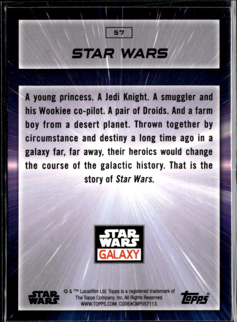 Star Wars 2022 Topps Star Wars Galaxy #57