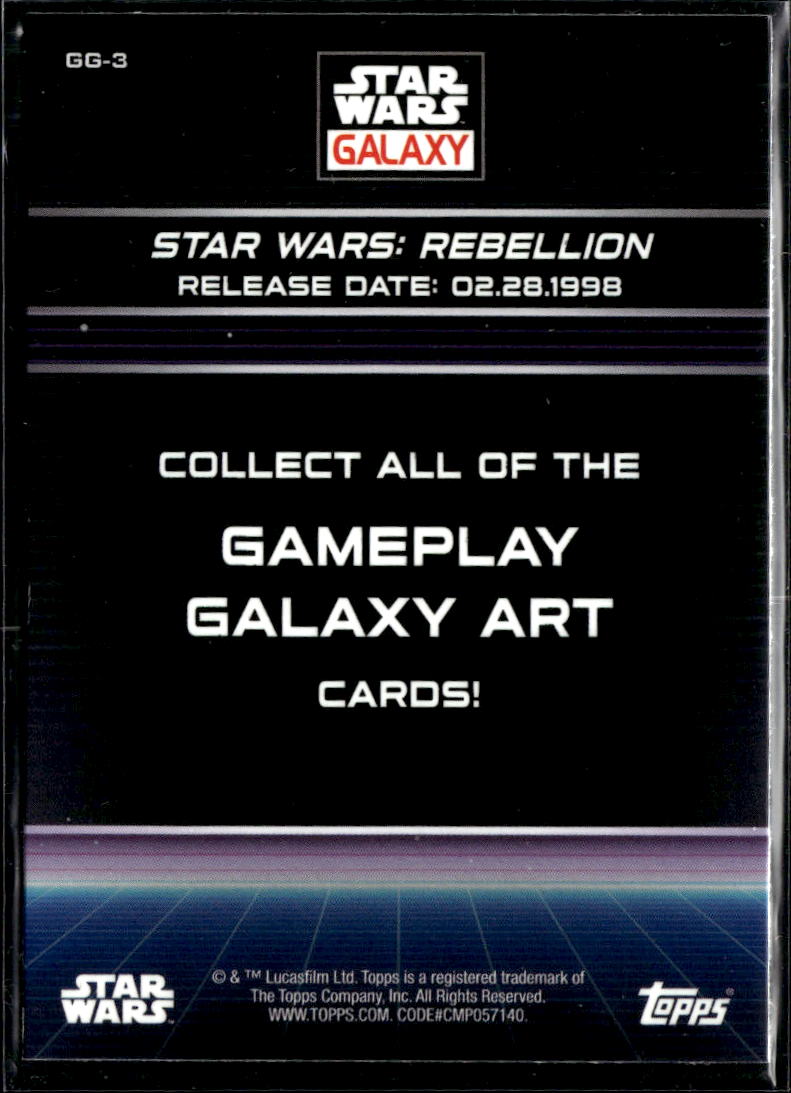 Star Wars Rebellion 2022 Topps Star Wars Galaxy Refractor #GG-3