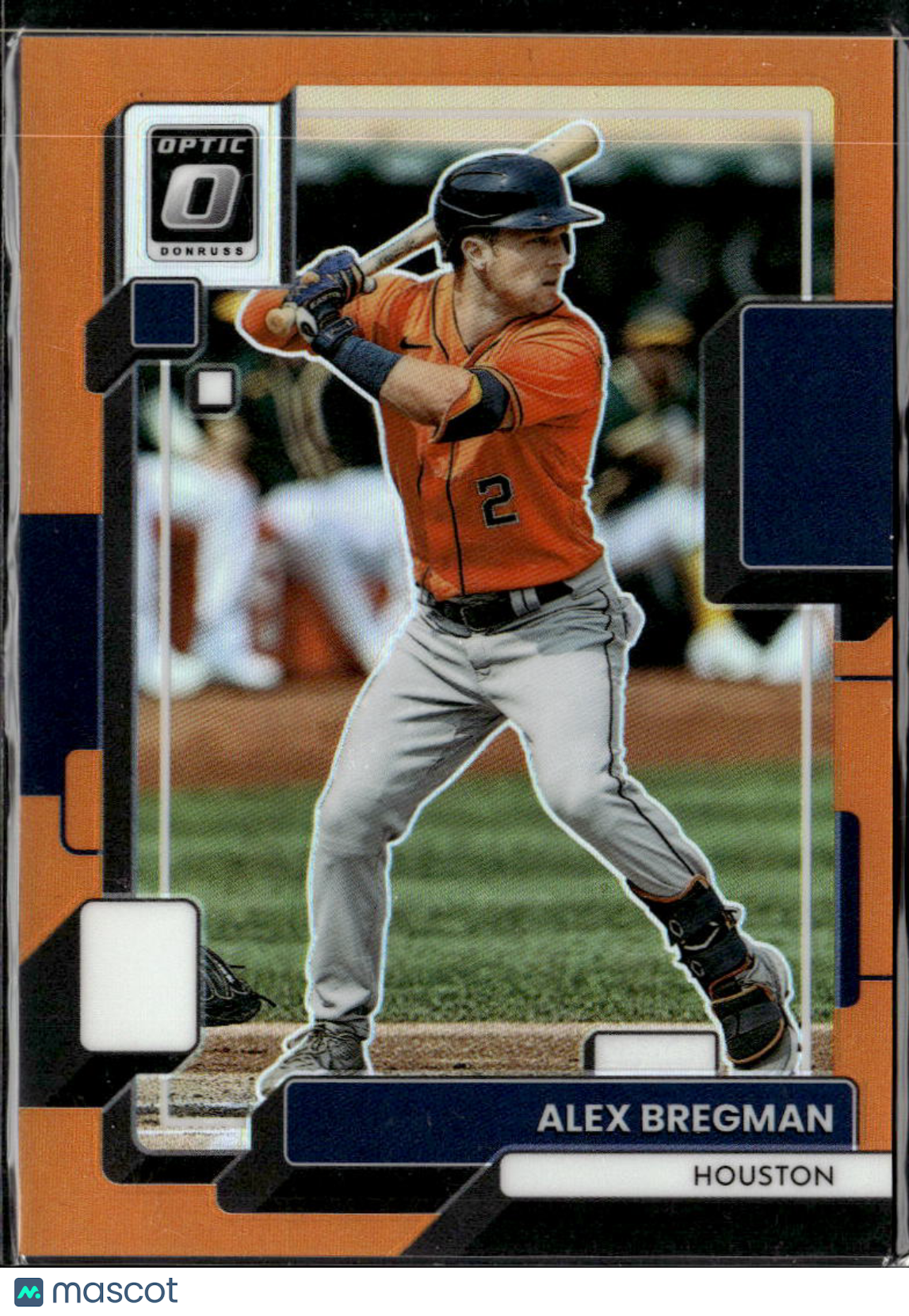 Alex Bregman 2022 Optic Orange Prizm 121/125 Houston Astros