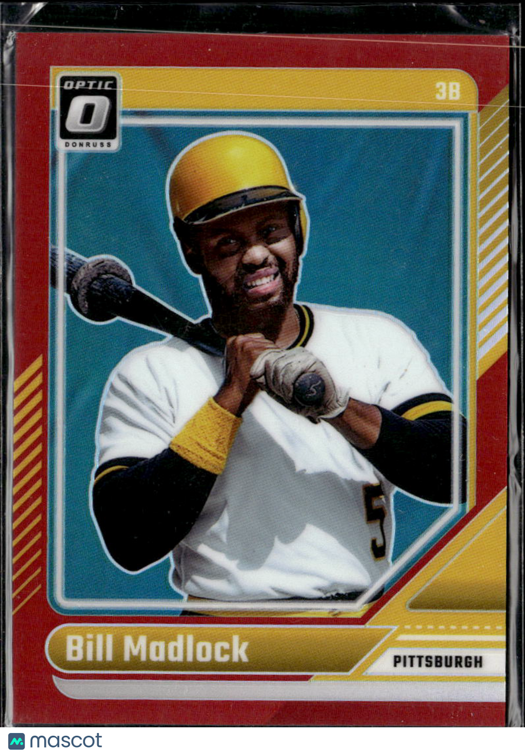 Bill Madlock 2024 Optic Red Prizm 45/99 Pittsburgh Pirates