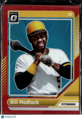 Bill Madlock 2024 Optic Red Prizm 45/99 Pittsburgh Pirates