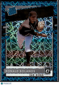 Ronald Bolanos 2020 Optic Teal Velocity Rated Rookie 12/35 San Diego Padres