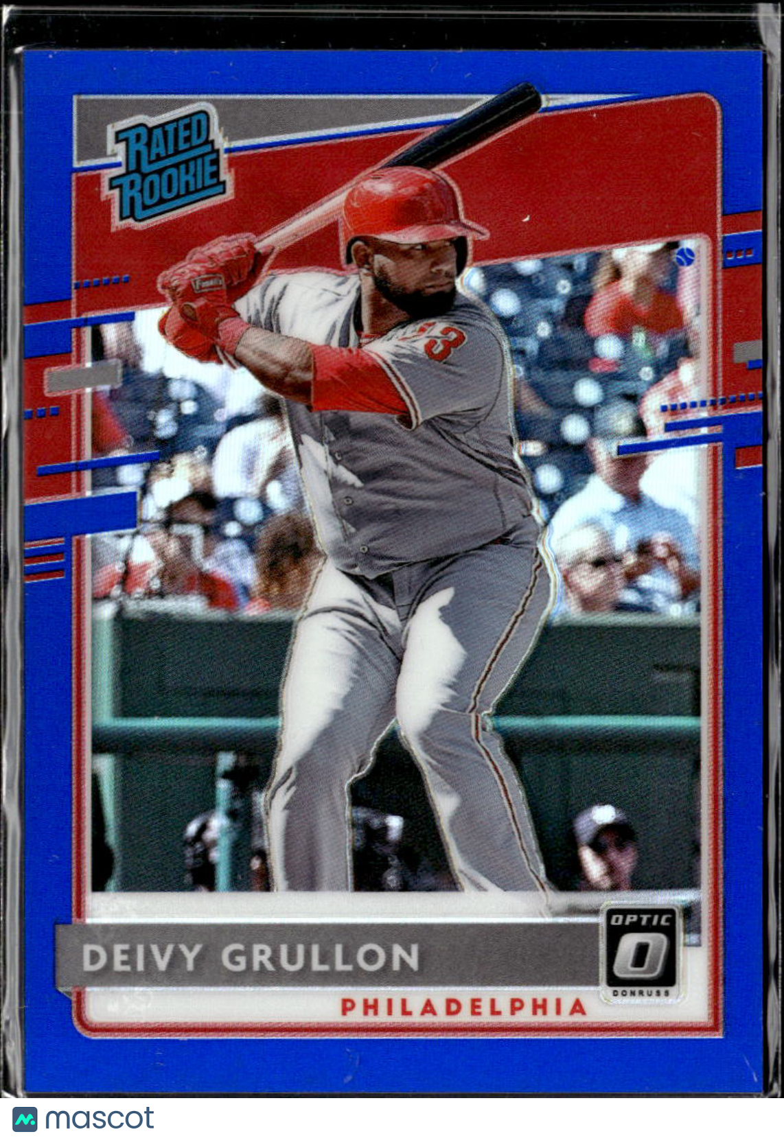 Deivy Grullon 2020 Optic Rated Rookie Blue /75 Philadelphia Phillies