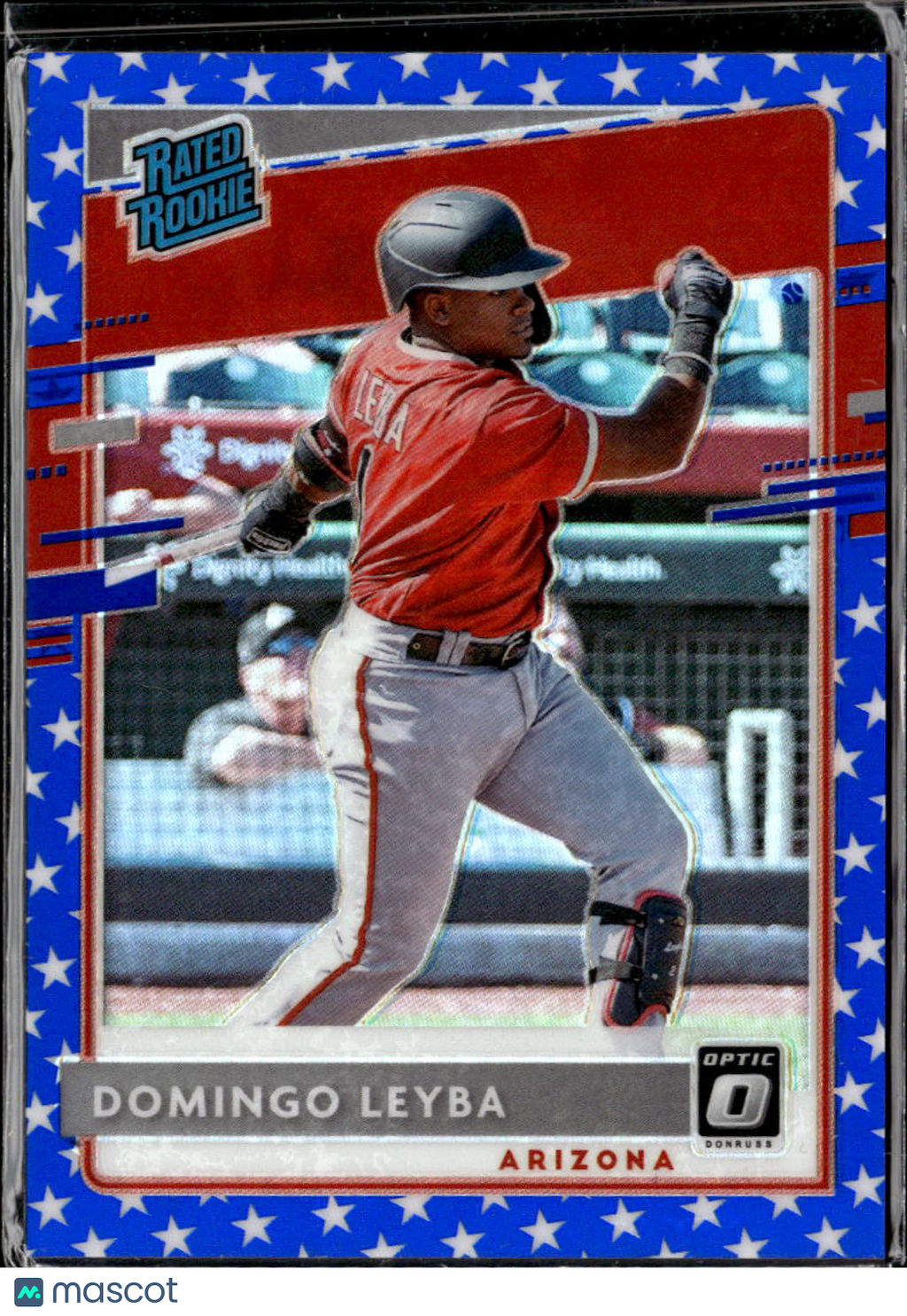 Domingo Leyba 2020 Optic Rated Rookie Blue Stars /76 Arizona Diamondbacks