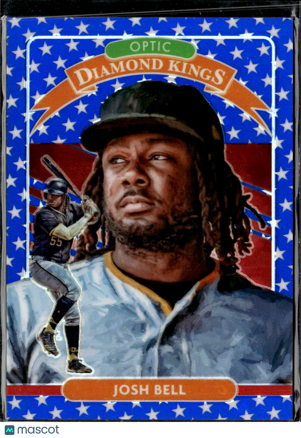 Josh Bell 2020 Optic Diamond Kings Blue Stars 42/76 Pittsburgh Pirates