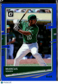Marcus Semien 2020 Optic Blue 53/75 Oakland Athletics