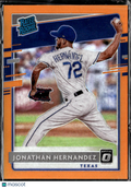 Jonathan Hernandez 2020 Optic Rated Rookie Orange /100 Texas Rangers