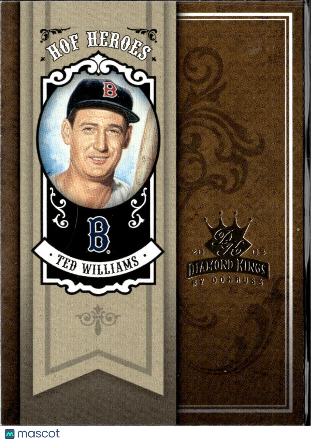 Ted Williams 2005 Donruss Diamond Kings HOF Heroes Boston Red Sox