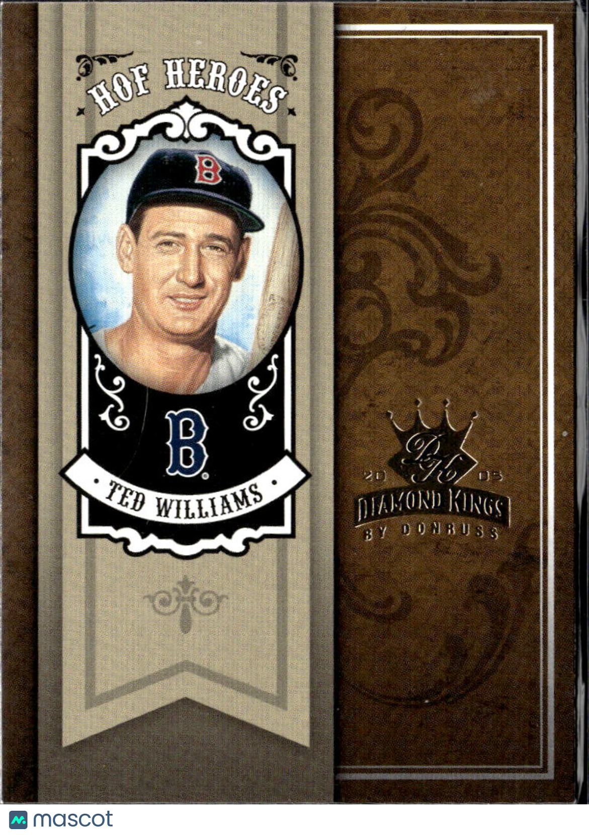 Ted Williams 2005 Donruss Diamond Kings HOF Heroes Boston Red Sox