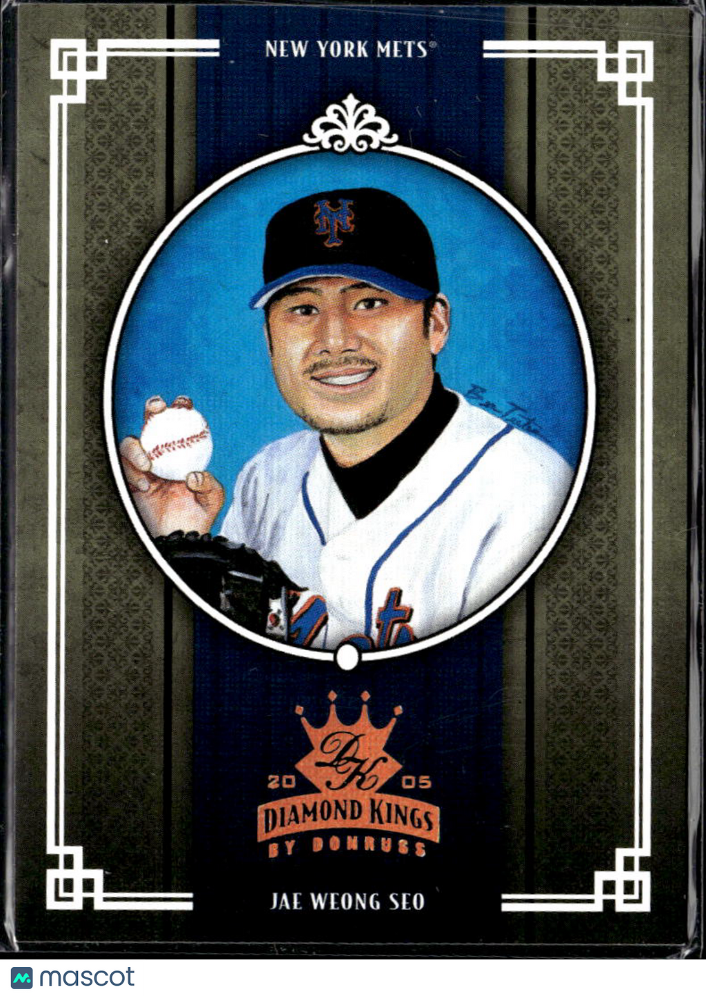 Jae Weong Seo 2005 Donruss Diamond Kings Crowning Moment /100 New York Mets