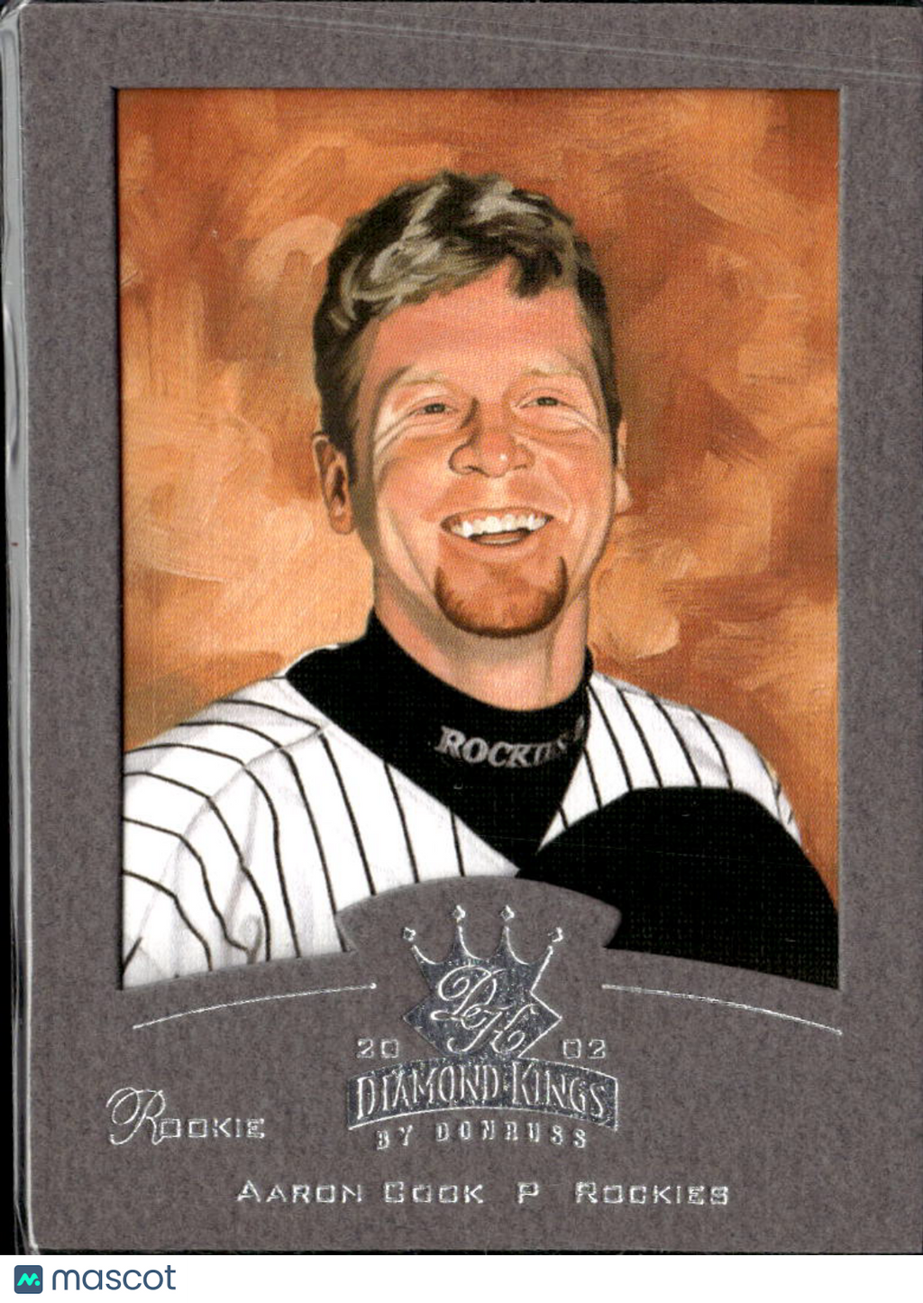 Aaron Cook 2002 Donruss Diamond Kings Crowning Moment /250 Colorado Rockies