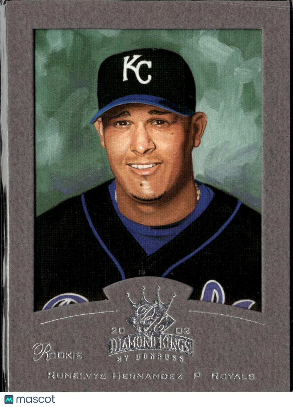 Runelvys Hernandez 2002 Diamond Kings Crowning Moment /250 Kansas City Royals