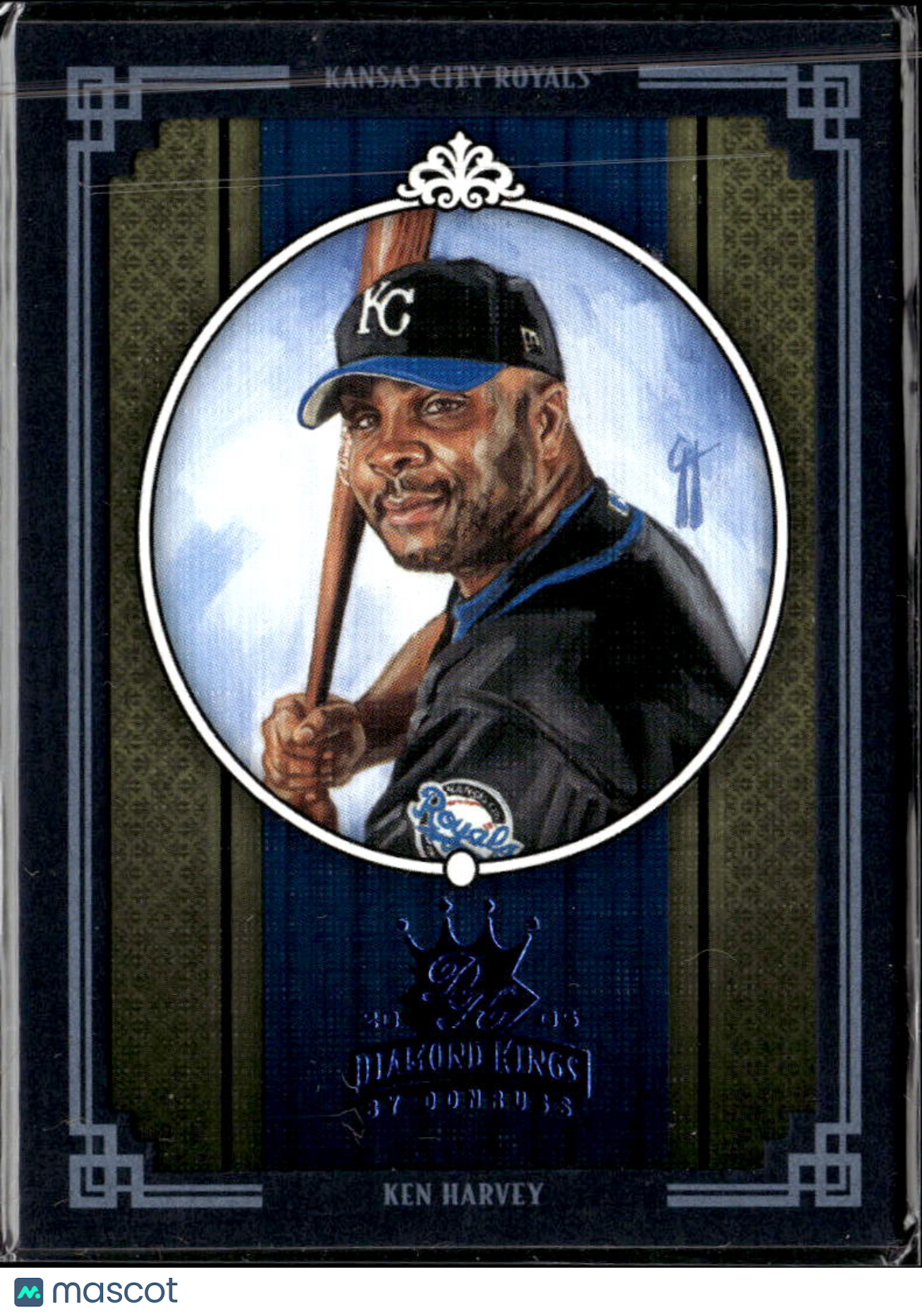 Ken Harvey 2005 Donruss Diamond Kings Crowning Moment /100 Kansas City Royals
