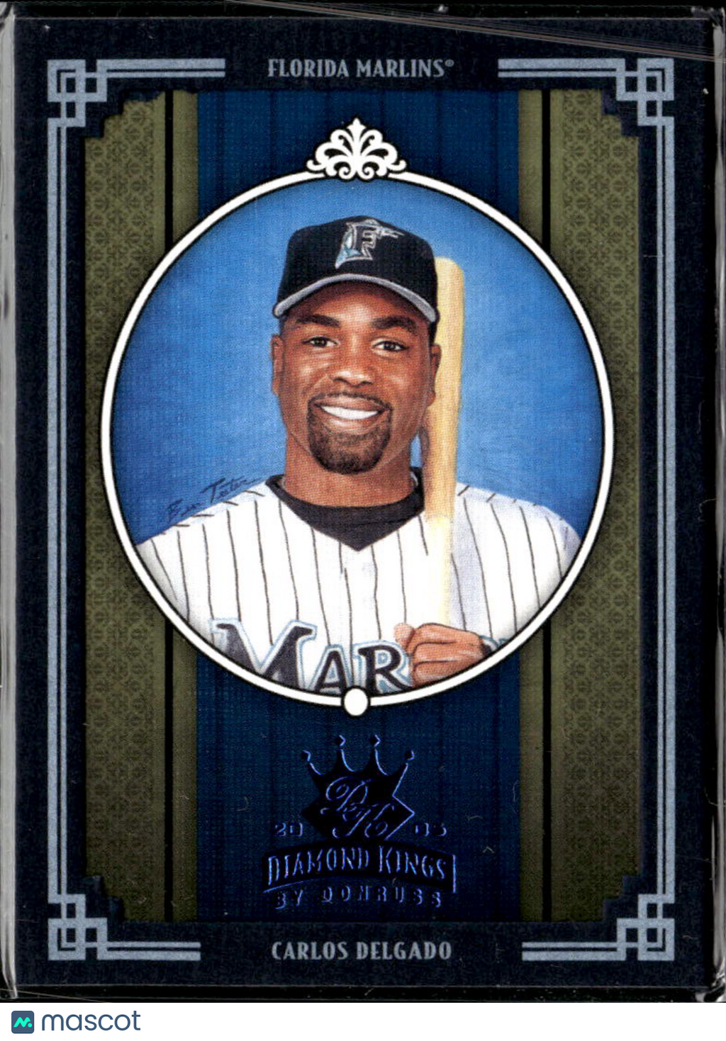 Carlos Delgado 2005 Donruss Diamond Kings Crowning Moment /100 Florida Marlins