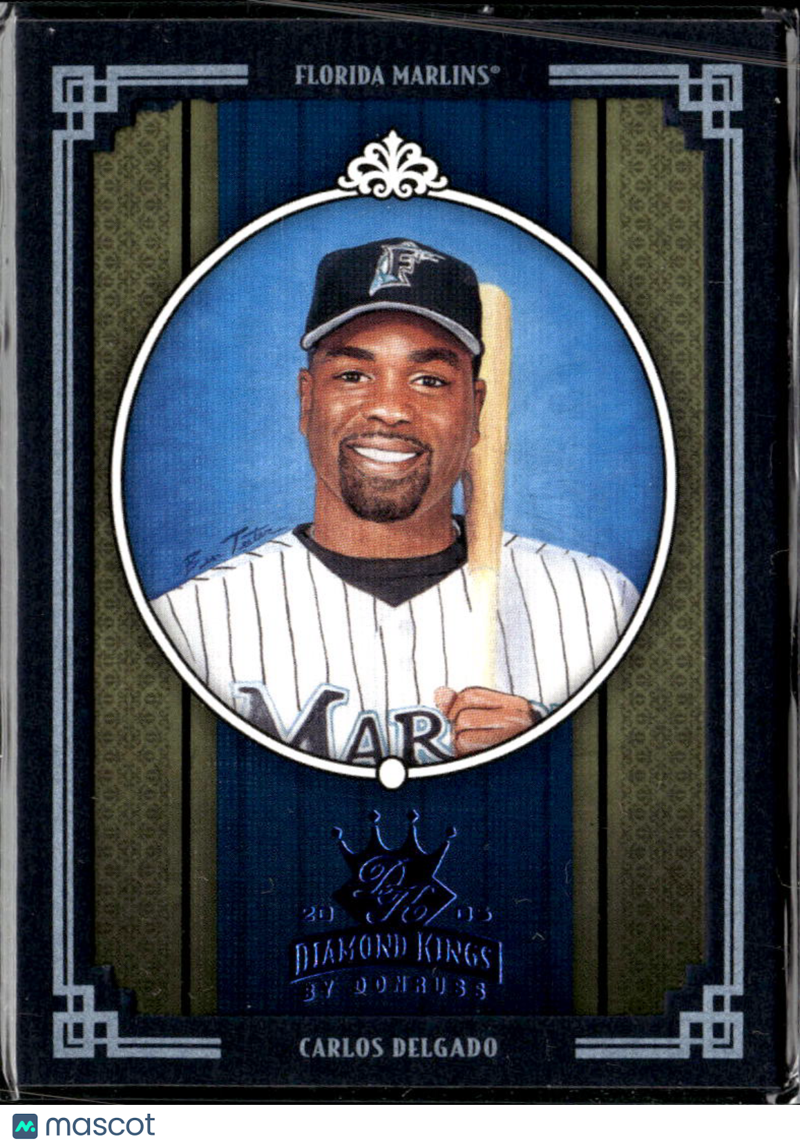 Carlos Delgado 2005 Donruss Diamond Kings Crowning Moment /100 Florida Marlins