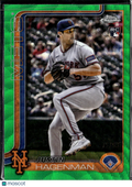 Justin Hagenman 2025 Topps Chrome Green Wave RC /99 New York Mets