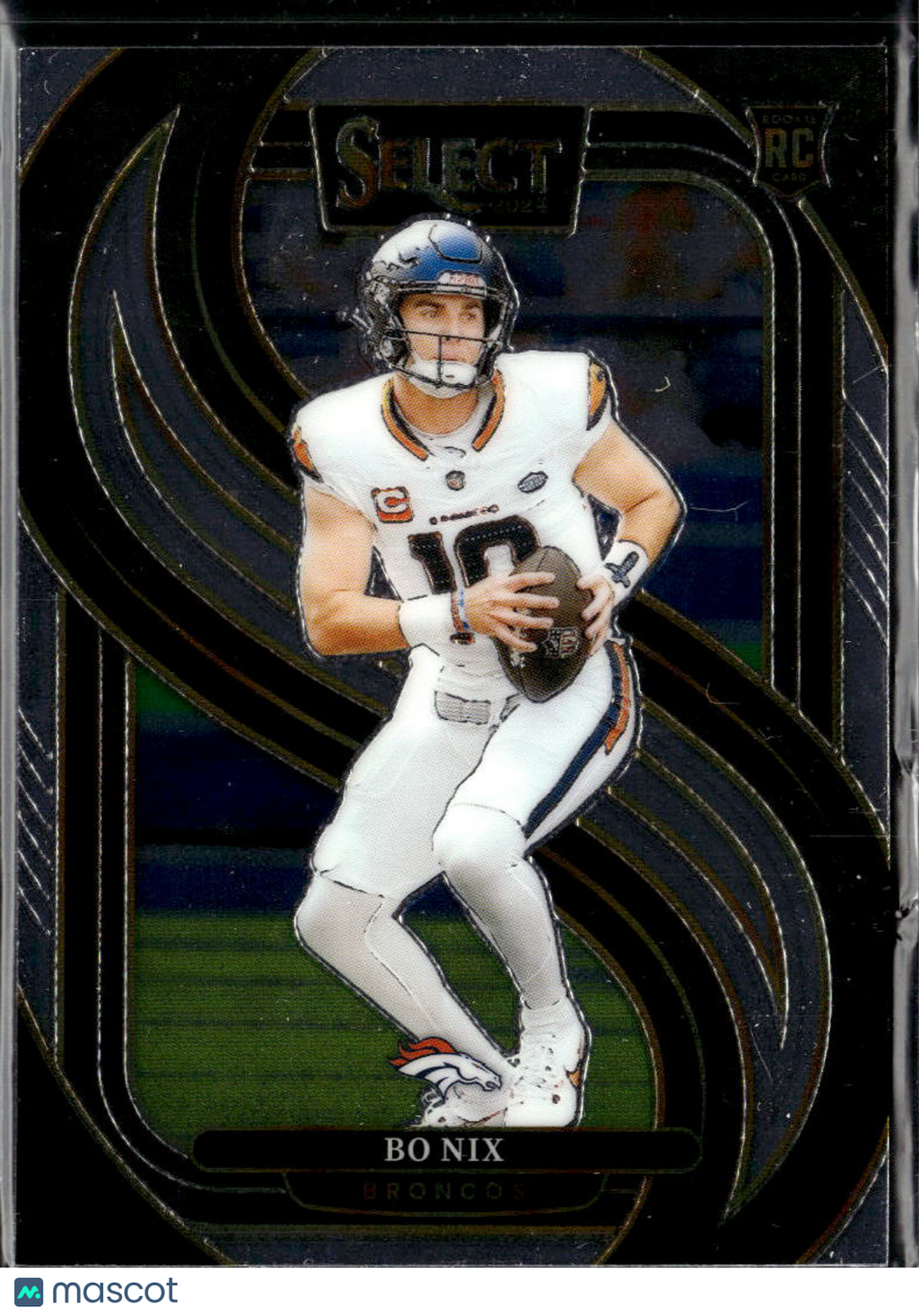 Bo Nix 20254 Select Rookie RC Premier Level Denver Broncos