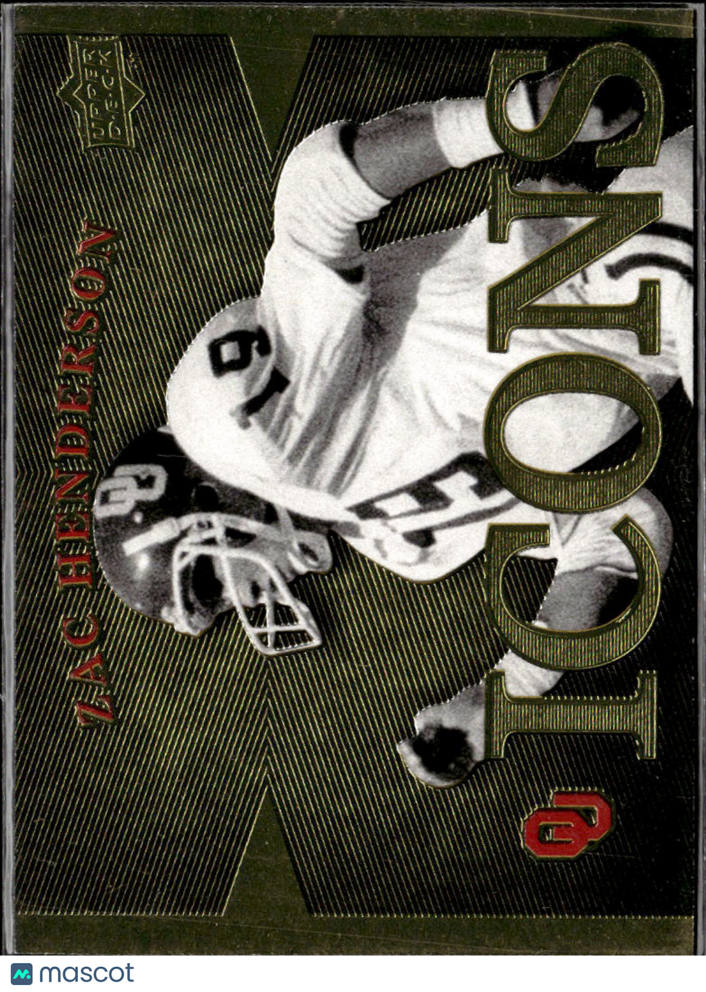 Zac Henderson 2011 Upper Deck Icons Oklahoma Sooners