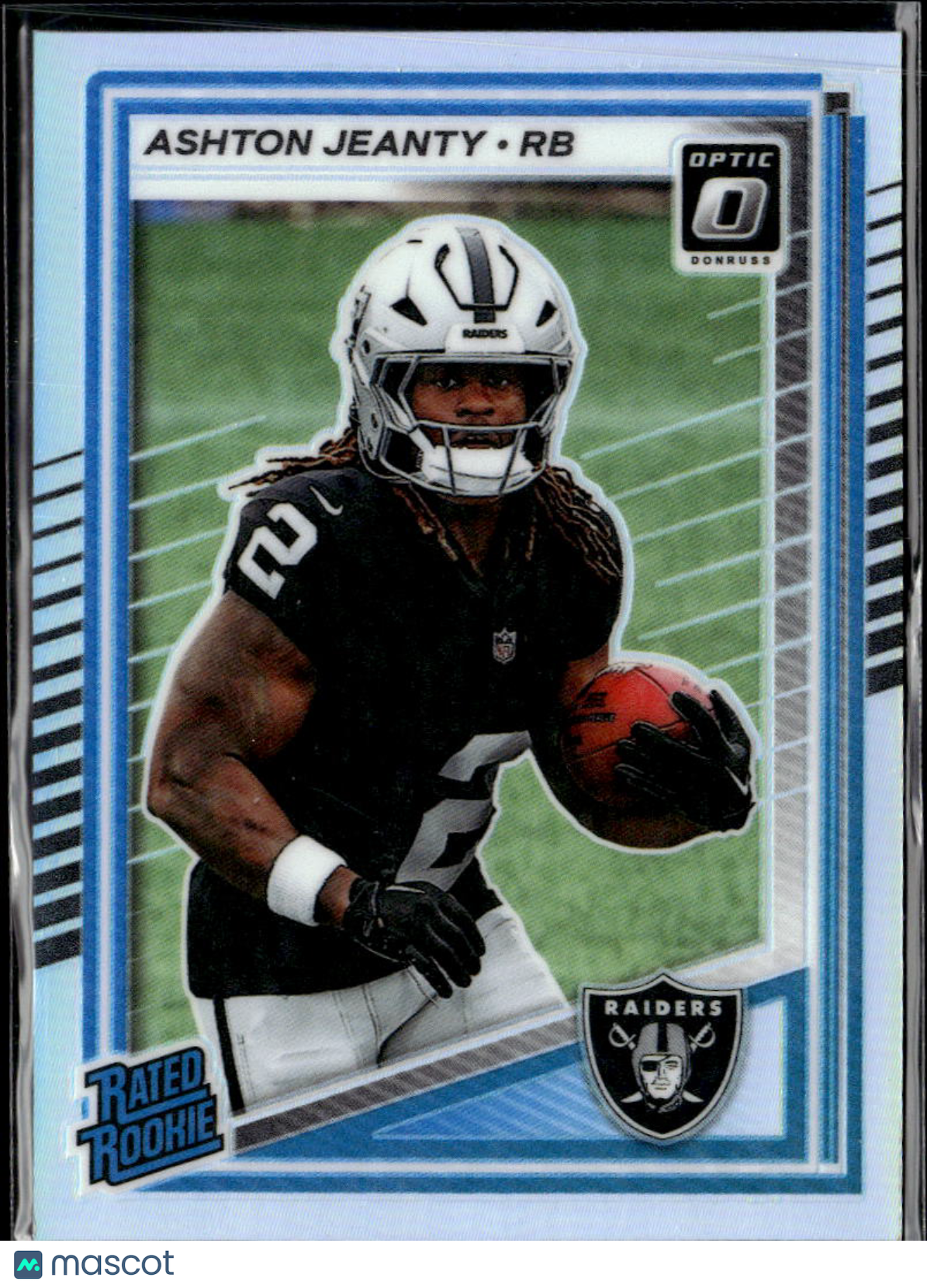 Ashton Jeanty 2025 Optic Rated Rookie HOLO RC Las Vegas Raiders