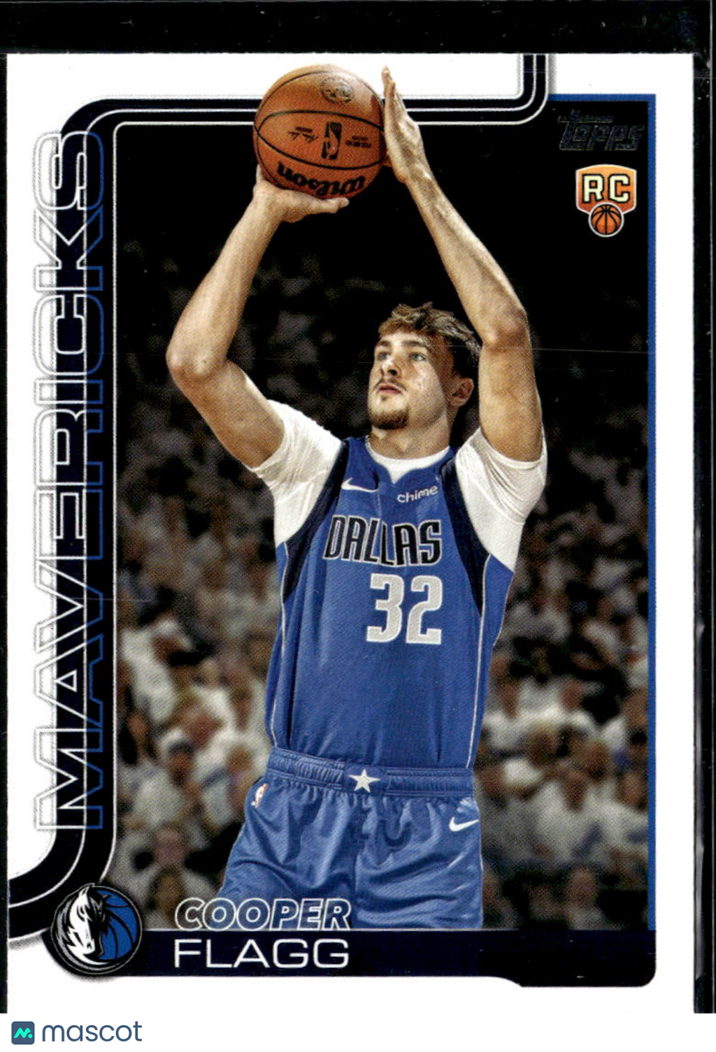 Cooper Flagg 2025 Topps Rookie RC Dallas Mavericks
