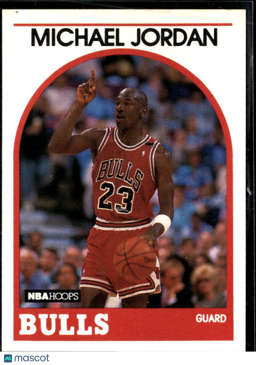 Michael Jordan 1989 NBA Hoops Card #200 Chicago Bulls