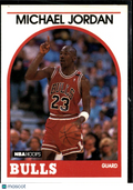 Michael Jordan 1989 NBA Hoops Card #200 Chicago Bulls
