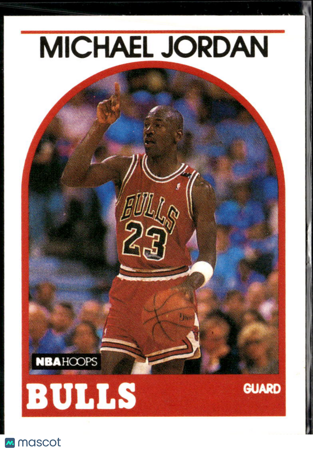 Michael Jordan 1989 NBA Hoops Card #200 Chicago Bulls