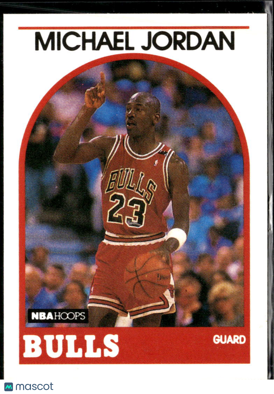 Michael Jordan 1989 NBA Hoops Card #200 Chicago Bulls