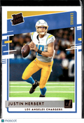 Justin Herbert 2020 Donruss Rated Rookie Canvas Los Angeles Chargers