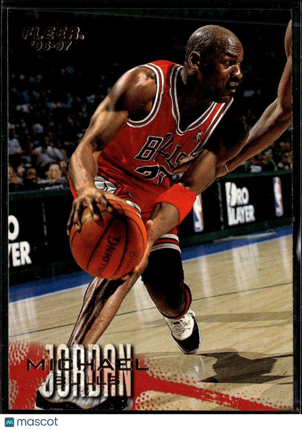 Michael Jordan 1996-97 Fleer Card #13 Chicago Bulls