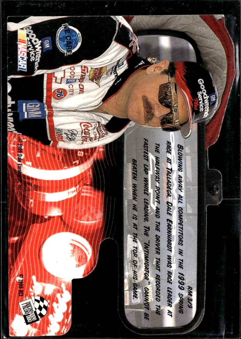 Dale Earnhardt 1999 Press Pass VIP Rear View Mirror NASCAR