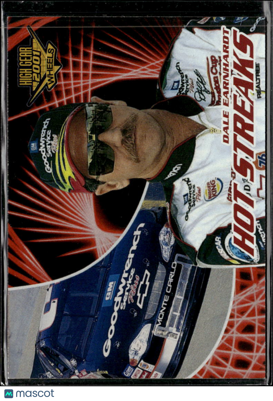 Dale Earnhardt 2001 Press Pass Wheels High Gear Hot Streaks