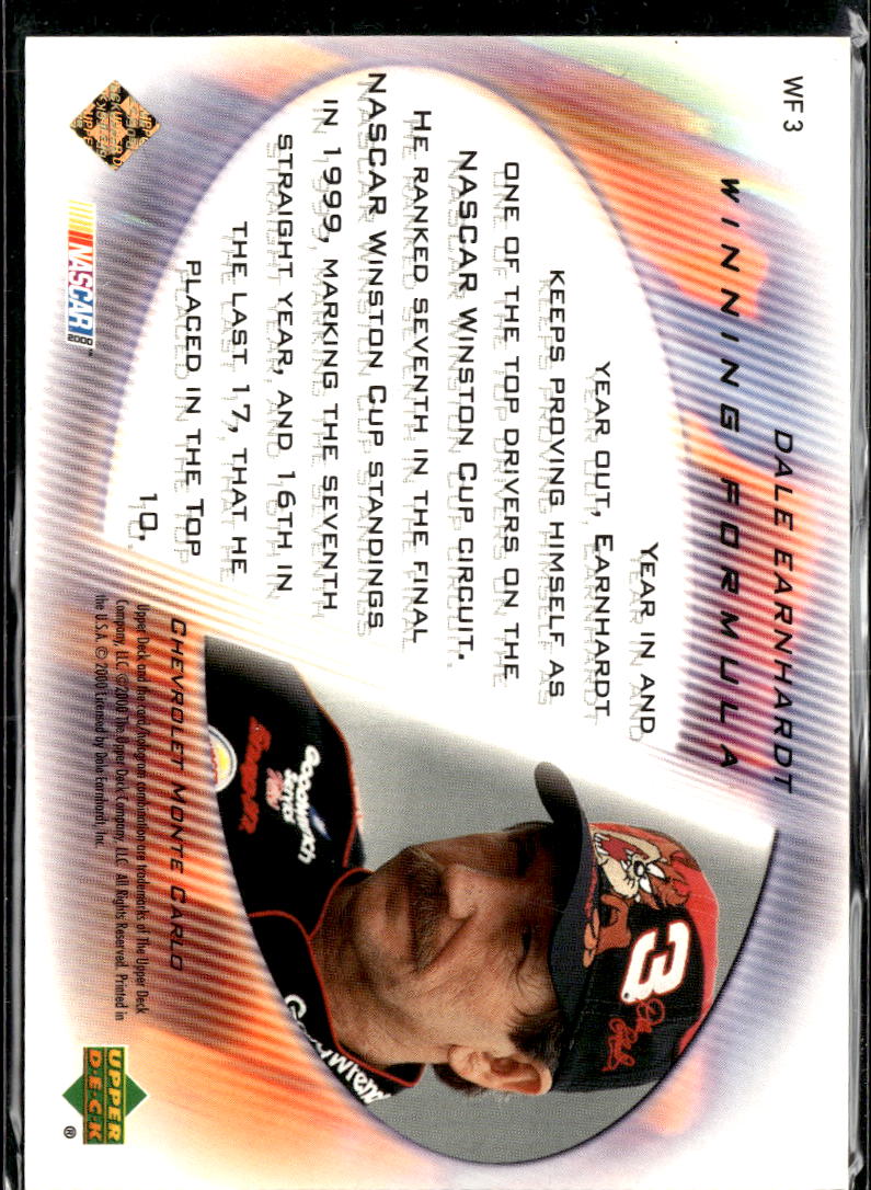 Dale Earnhardt 2000 Upper Deck Racing Winning Formula