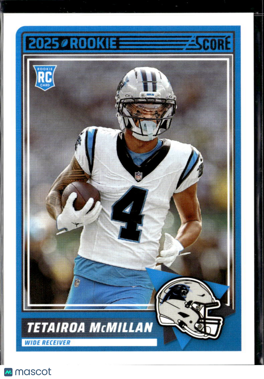 Tetairoa McMillan 2025 Panini Score Redemption RC Carolina Panthers
