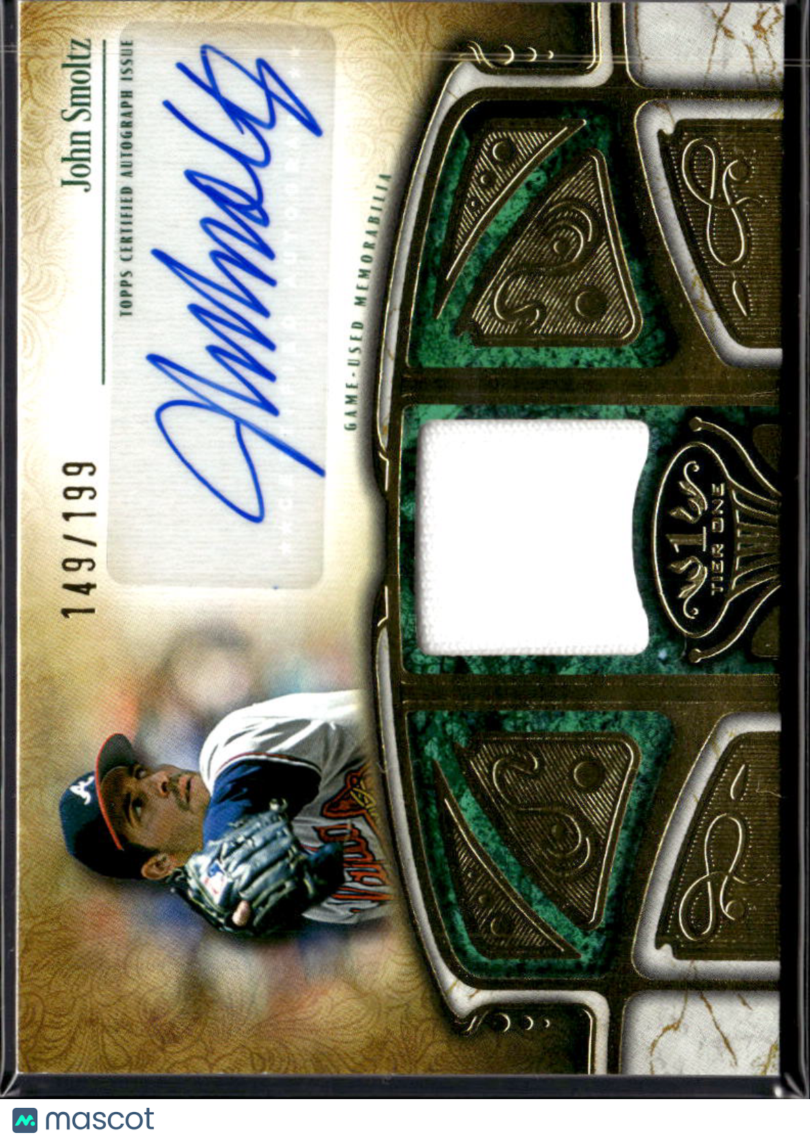 John Smoltz 2026 Topps Tier One Auto Autograph Patch 149/199 Atlanta Braves