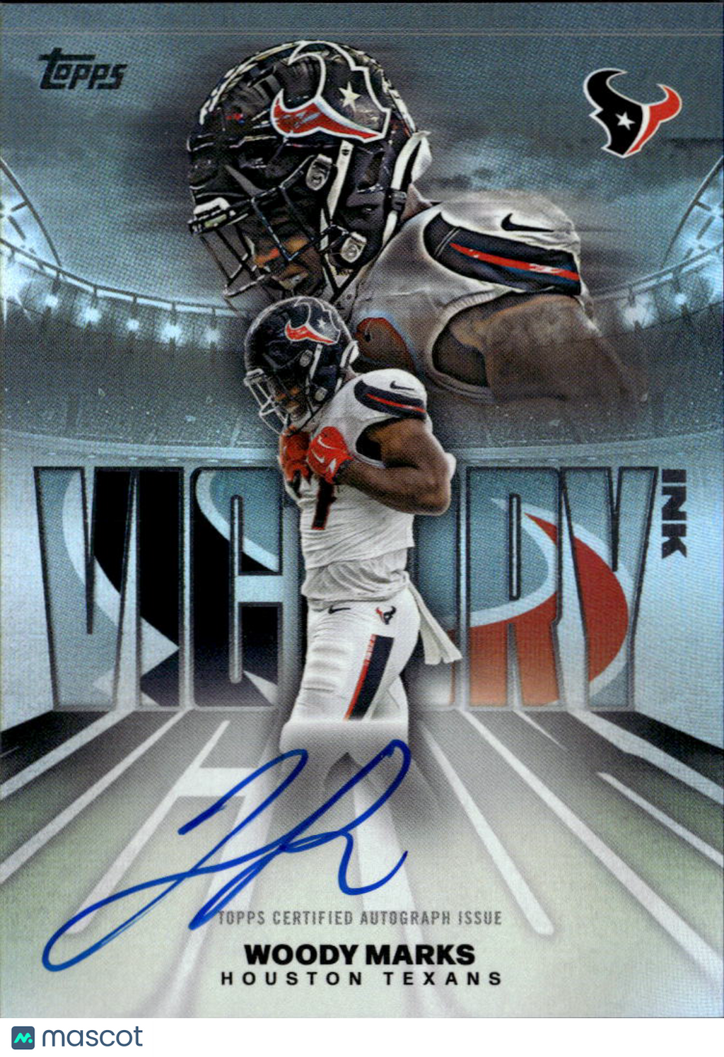 Woody Marks 2026 Topps Flagship Victory Ink Auto Autograph Houston Texans