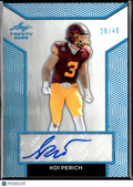 Koi Perich 2026 Leaf Trinity Auto Autograph RC 28/40 Minnesota Golden Gophers