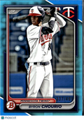 Byron Chourio 2024 Bowman Draft Sky Blue 337/499 Minnesota Twins