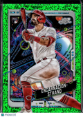 Christian Encarnacion-Strand 2024 Topps Chrome Cosmic Green RC /75 Reds