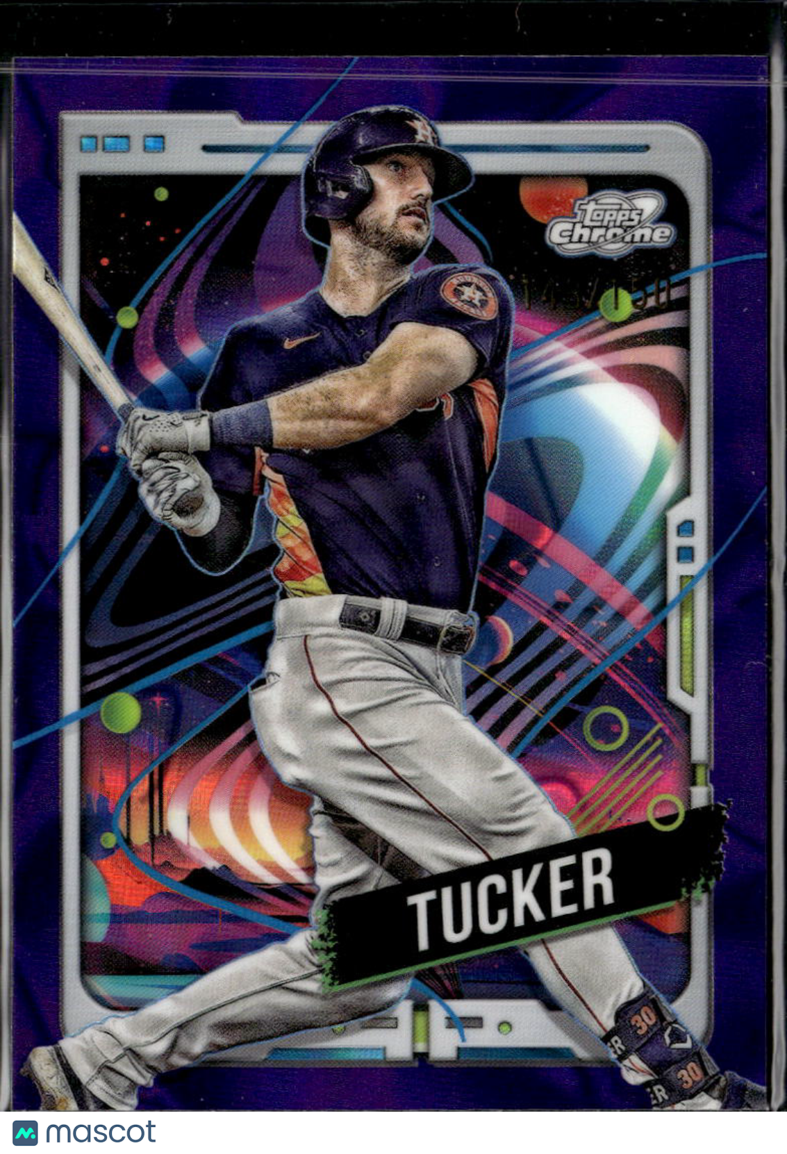 Kyle Tucker 2024 Topps Chrome Cosmic Purple 143/150 Houston Astros