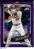 Paul Goldschmidt 2024 Topps Chrome Cosmic Purple /150 St. Louis Cardinals