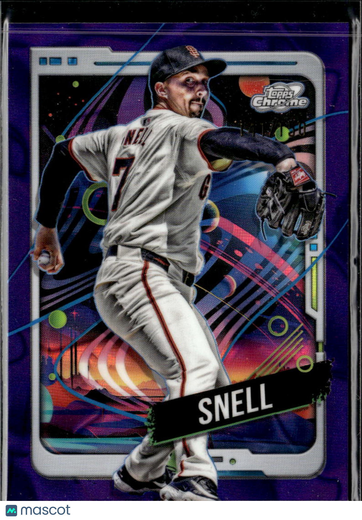 Blake Snell 2024 Topps Chrome Cosmic Purple /150 San Francisco Giants