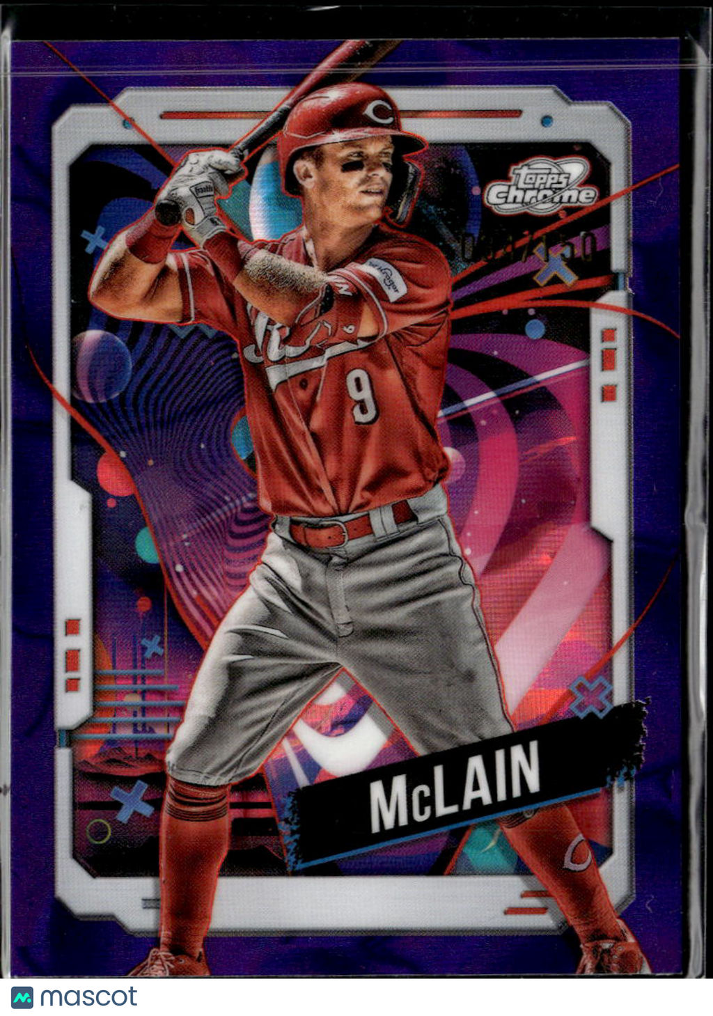 Matt McLain 2024 Topps Chrome Cosmic Purple /150 Cincinnati Reds
